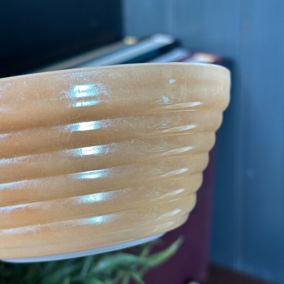 Vintage Anchor Hocking Fire King Peach Lustre Soup Bowls Set of 6 Oven Ware - Picture 9 of 16